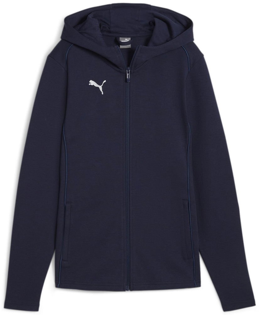 Huppari Puma teamFINAL Casuals Hooded Jkt Wmn Musta | 658531-06