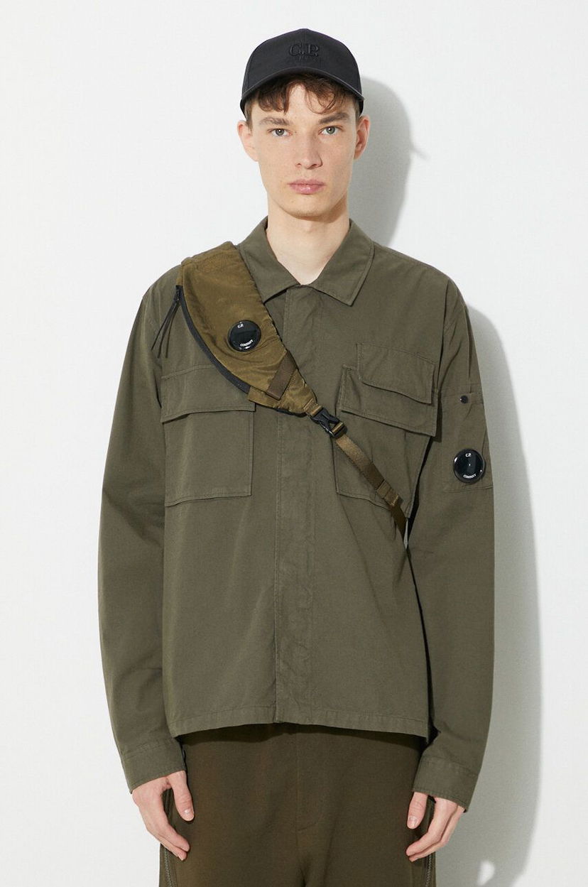 Paita C.P. Company Shirt Regular Vihreä | 16CMSH121A002824G