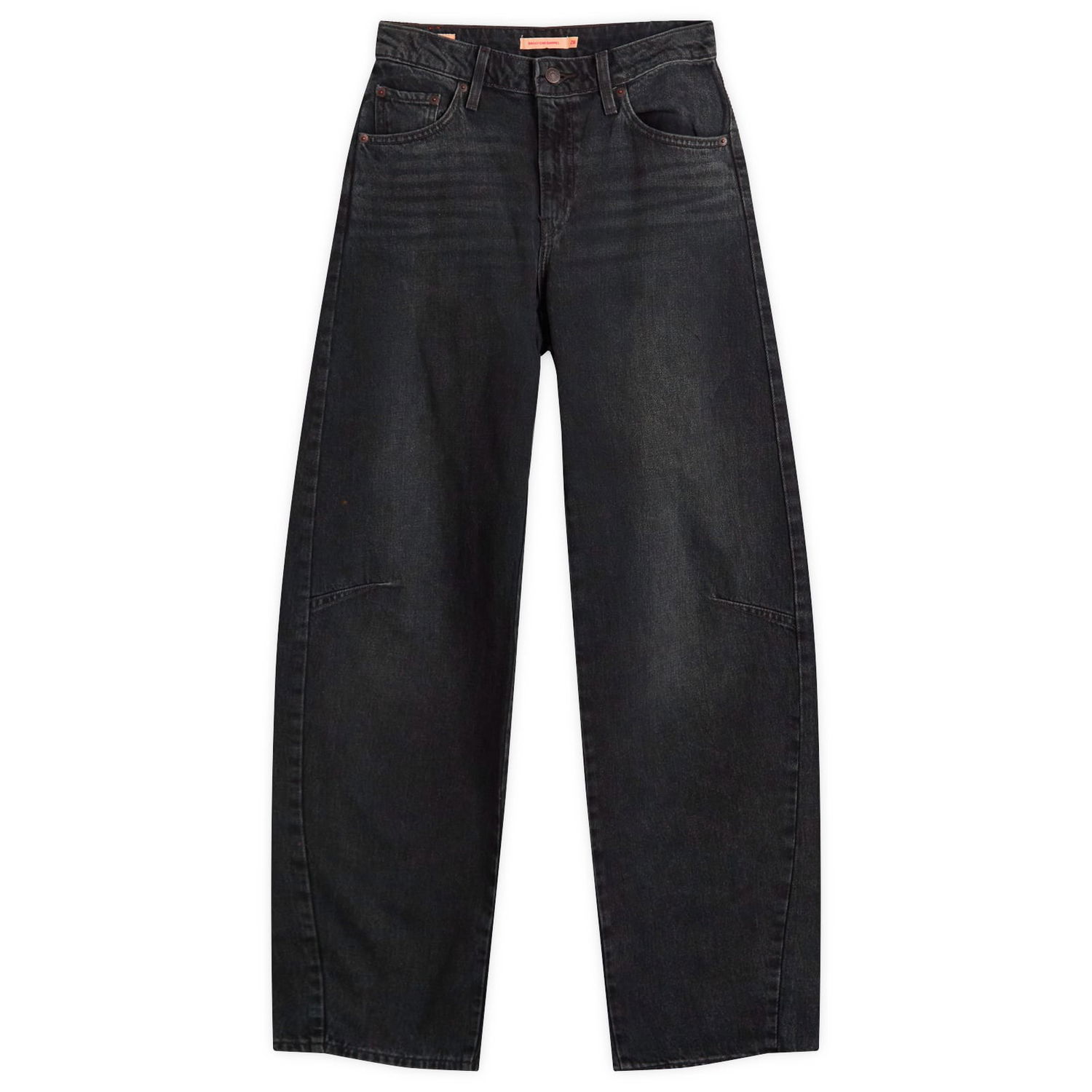 Jeans Levi's Baggy Dad Barrel Jeans 28" Musta | 0039A-0000, 1