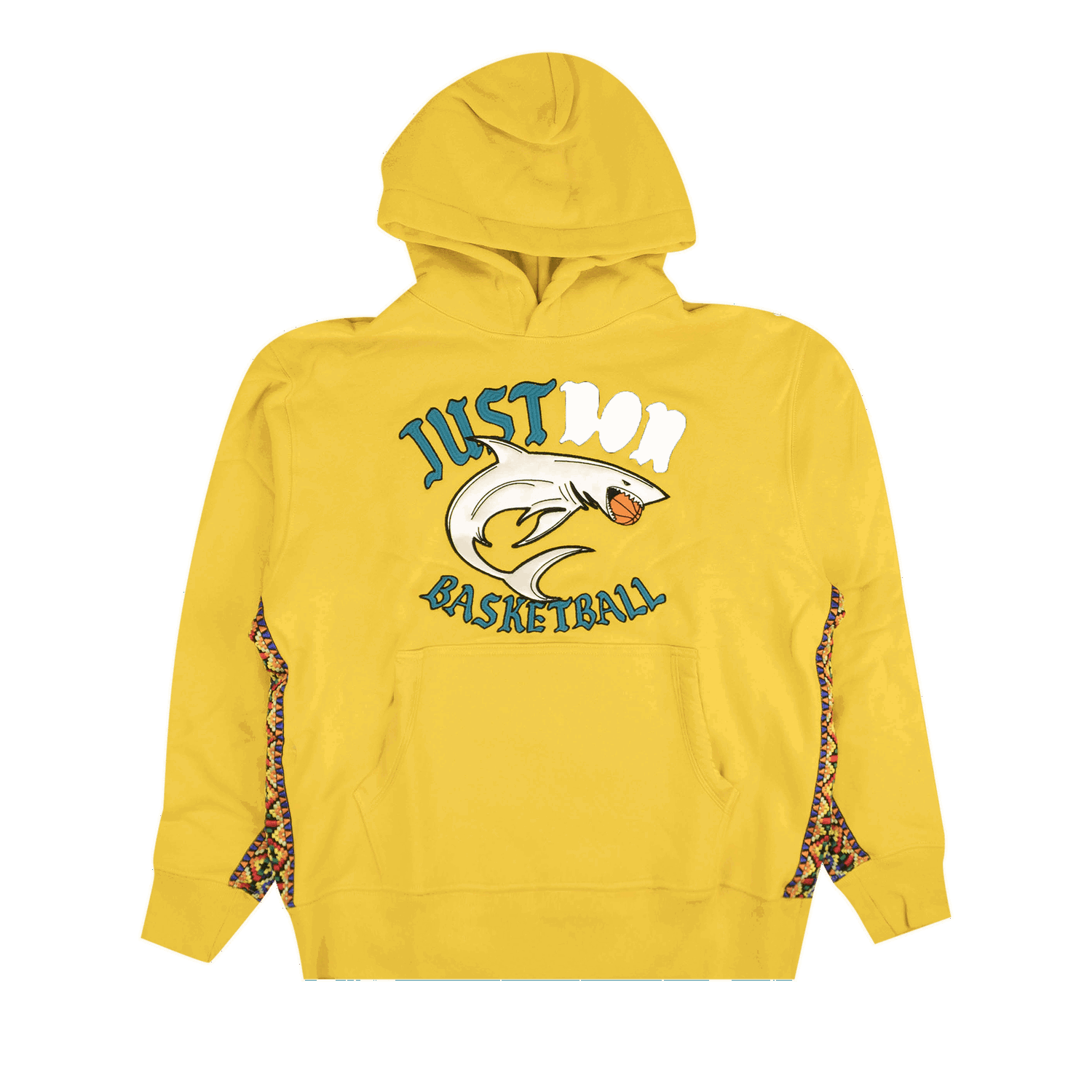 Huppari Just Don Embroidered Basketball Shark Hoodie Keltainen | 4925 100000106EBSH YELL, 0