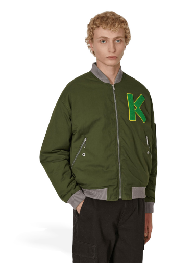 Bomber-takki KENZO Varsity Bomber Jacket Vihreä | FC65BL1279OC 51