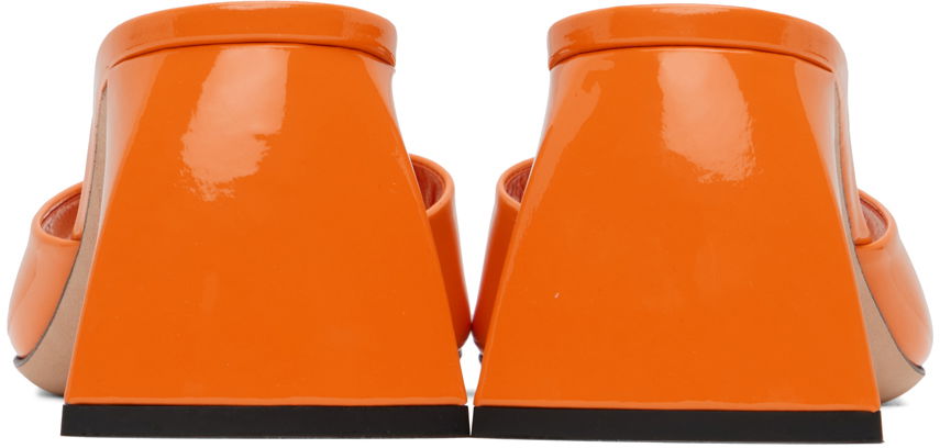 Tennarit ja kengät BY FAR BY FAR Romy Open Toe Heeled Sandals Oranssi | 23CRROMYMORP, 1