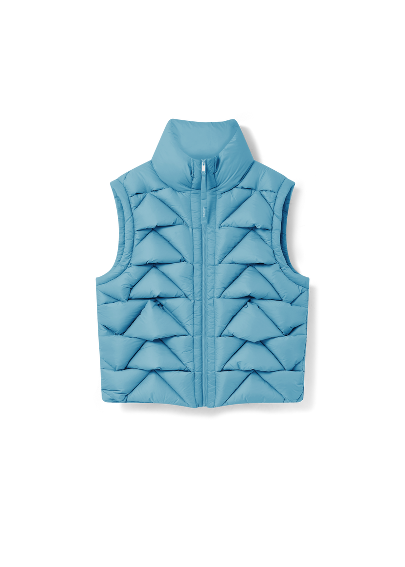 Liivi AXEL ARIGATO Geometric Quilted Puffer Vest Sininen | A3126002