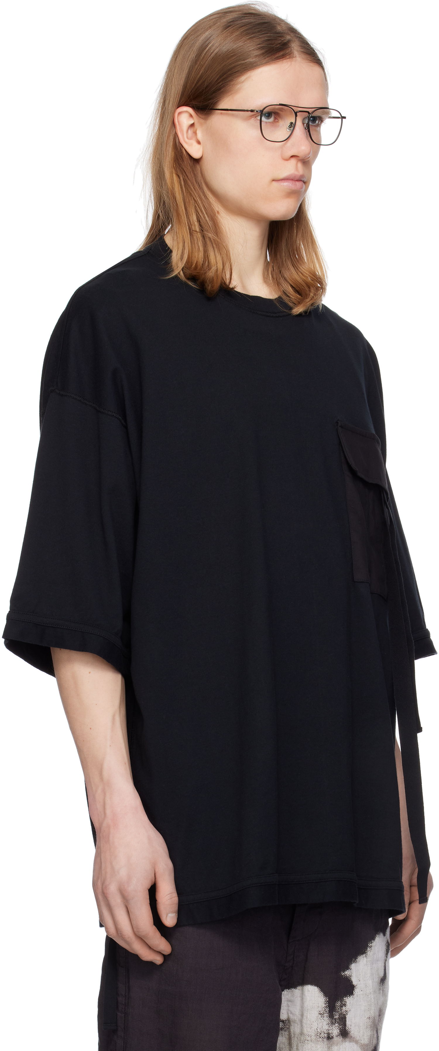 T-paita UNDERCOVER UNDERCOVER Pocket T-Shirt Musta | UP1E4806, 1