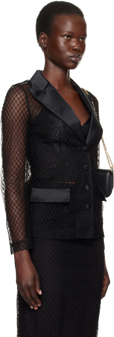 Käsilaukku Dolce & Gabbana 'Dolce' Mesh Tuxedo Jacket Musta | F27BUT HLM83, 1