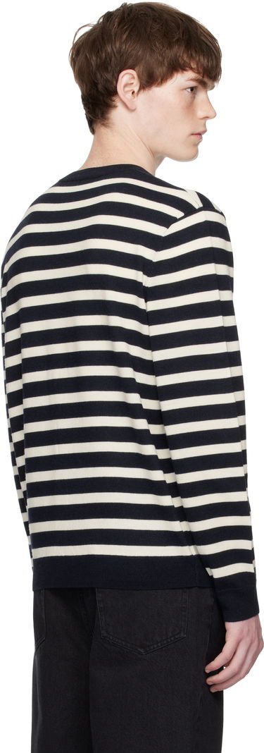 Villapaita A.P.C. A.P.C. Matthias Striped Sweater Tummansininen | WVBEC-H23431, 2