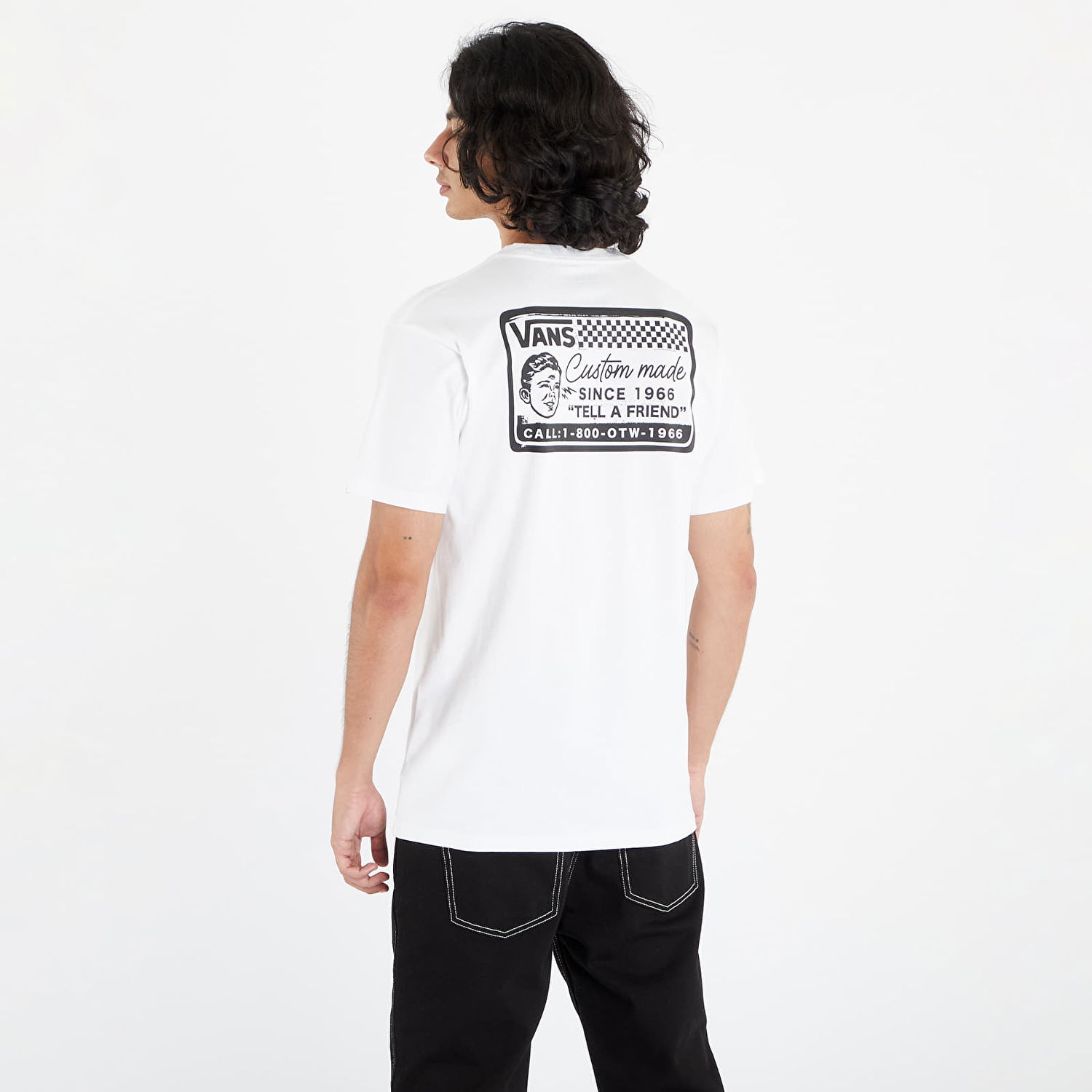T-paita Vans Psyche Custom Valkoinen | VN000G05WHT1, 1