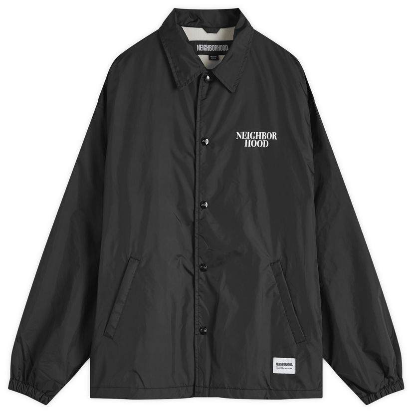 Tuulitakki Neighborhood Windbreaker Jacket-1 Large Musta | 242TSNH-JKM01-BLK
