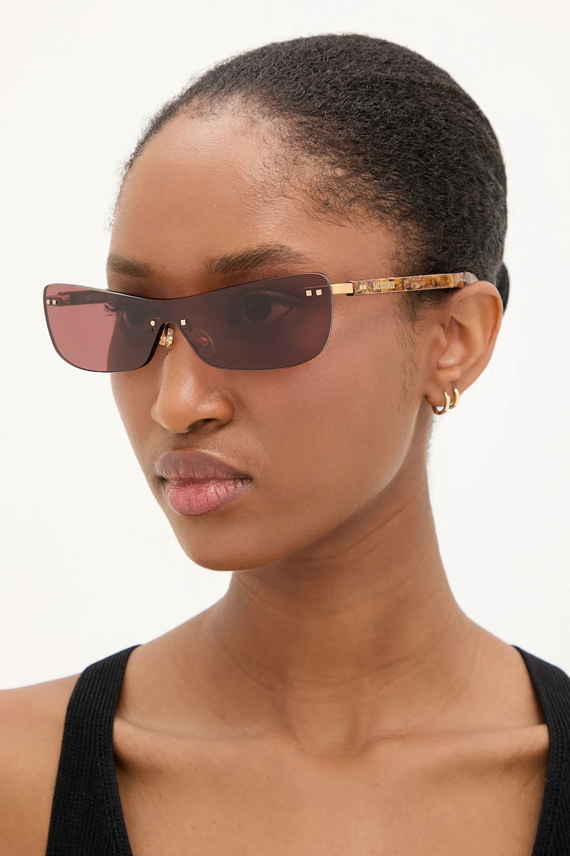 Aurinkolasit Jacquemus Jacquemus MIRADA Sunglasses Ruskea | JAC69C2SUN