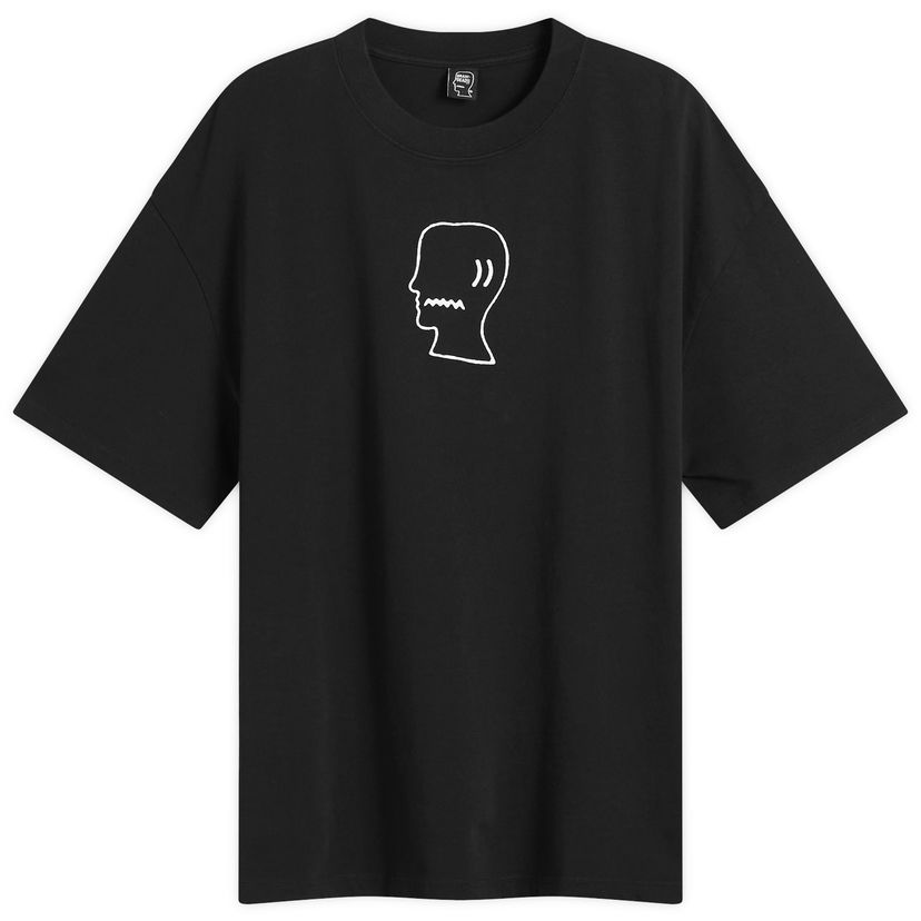 T-paita Brain Dead Brain Dead Logo Head T-Shirt, Size Large Musta | BDF24T000045-BLK