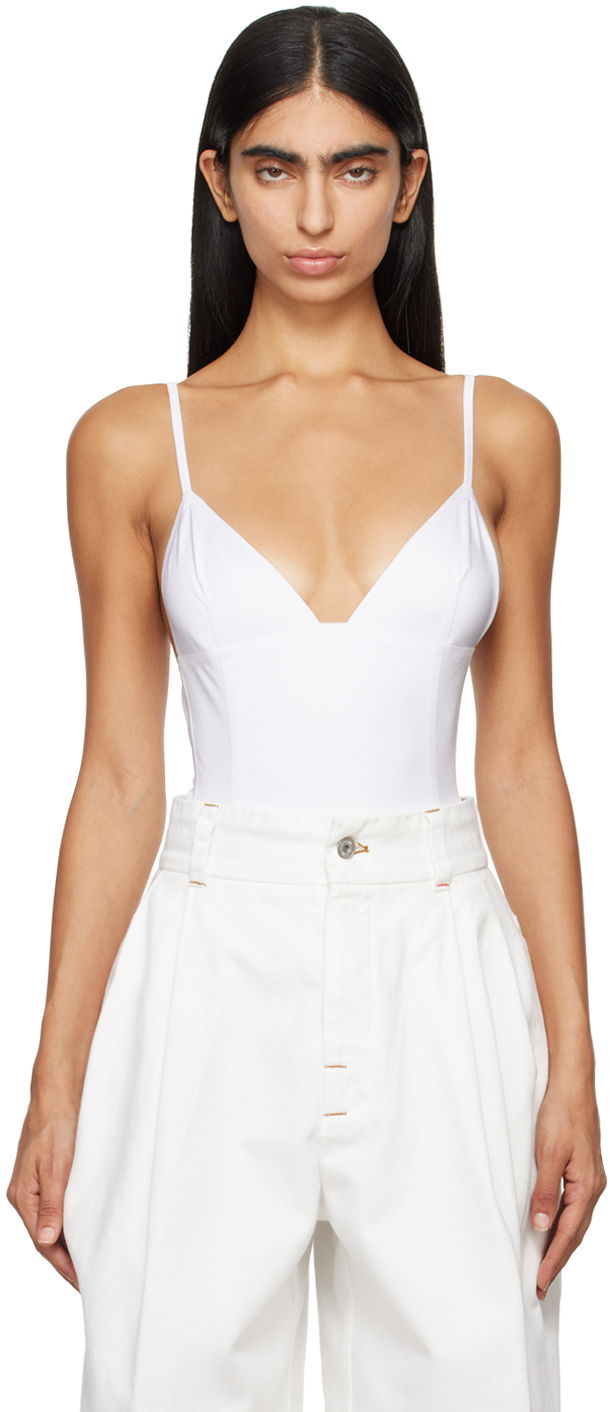 Body Jacquemus La Casa 'Le body Spallina' Bodysuit Valkoinen | 24H243JS190-2311