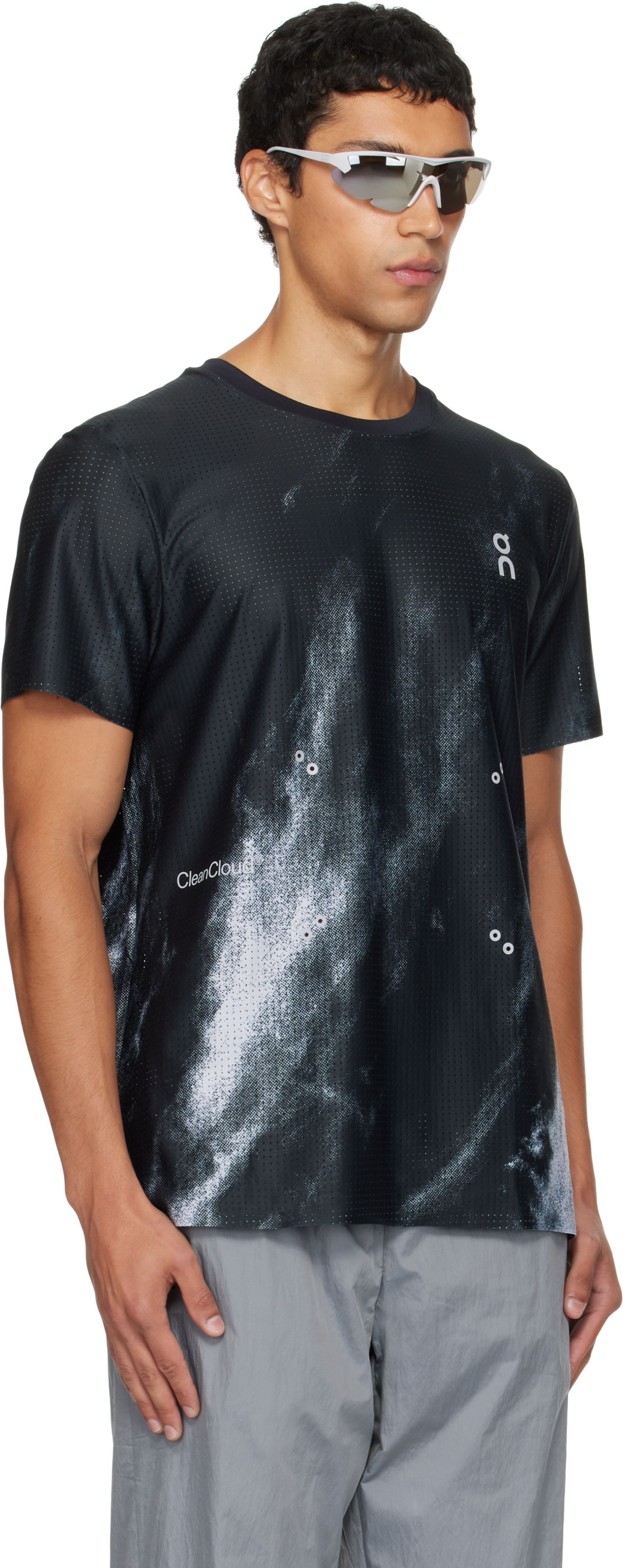 T-paita On Running Pace Mesh T-Shirt Musta | 1MF10030777, 1