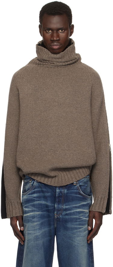 Villapaita Helmut Lang Suitcase Turtleneck Sweater Ruskea | O06HM797, 0