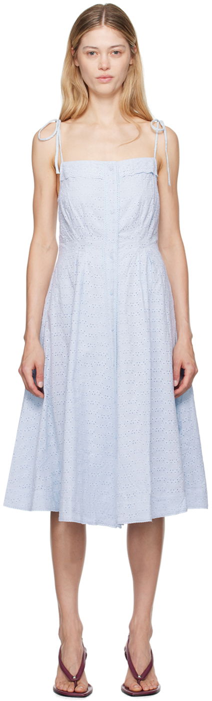 Mekko GUIZIO Guizio Acadia Midi Dress Sininen | P24403W098