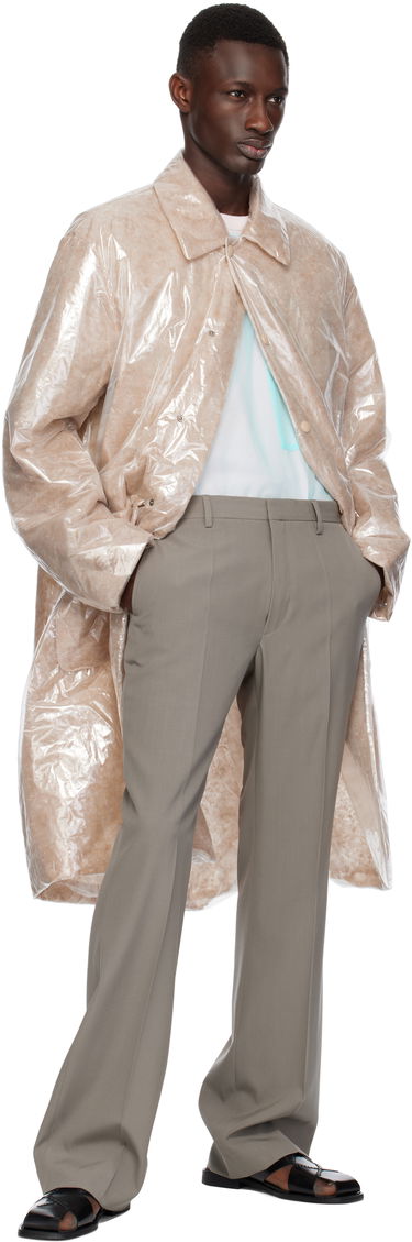 Sadetakki Dries Van Noten Dries Van Noten Loose Fit Mac Coat Beige | 251-020222-1257, 3