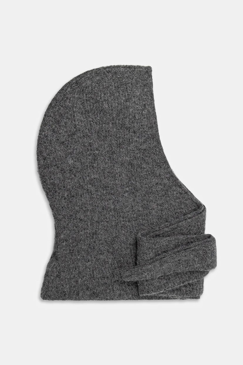 Hattu GANNI Soft Wool Balaclava Harmaa | A6475