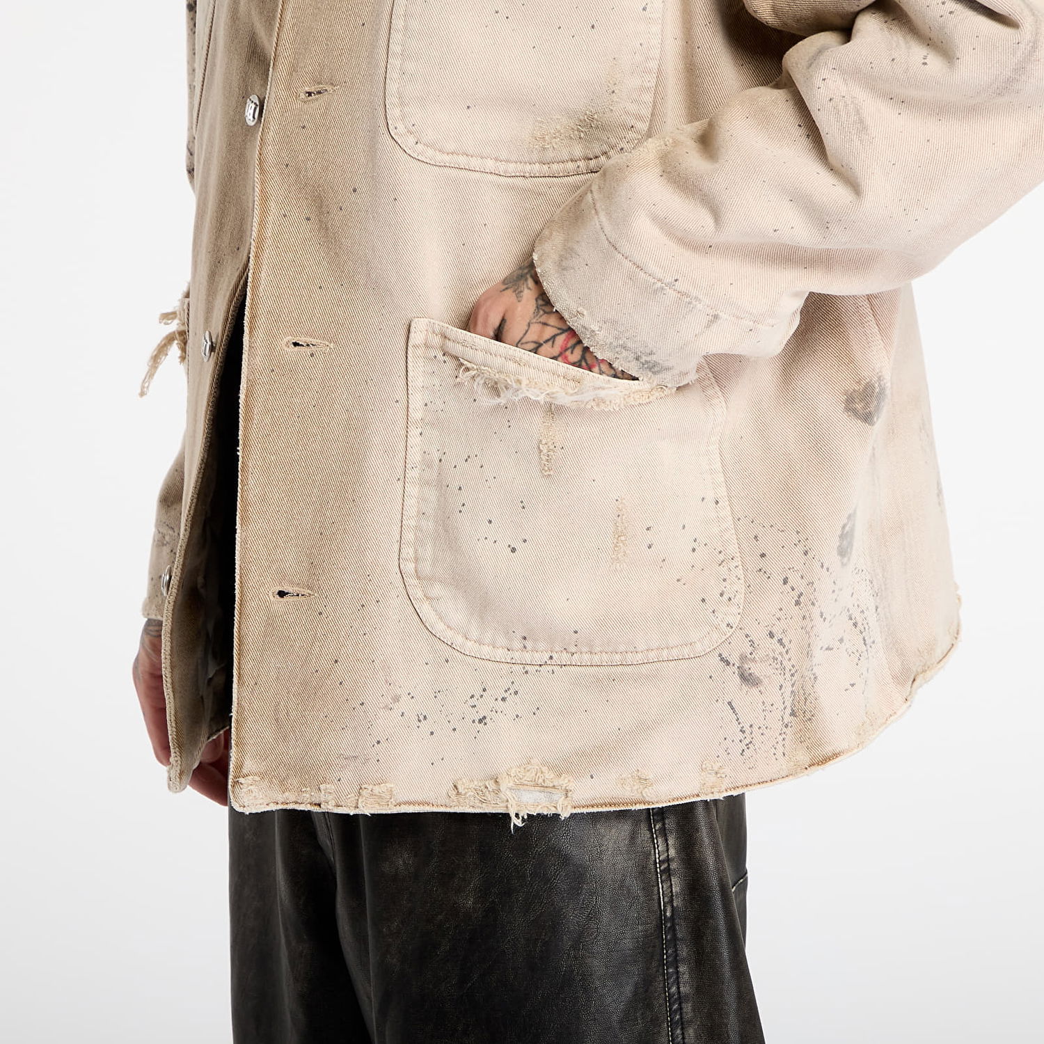 Takki MISBHV Marfa Twill Work Jacket Beige | 251M418, 1