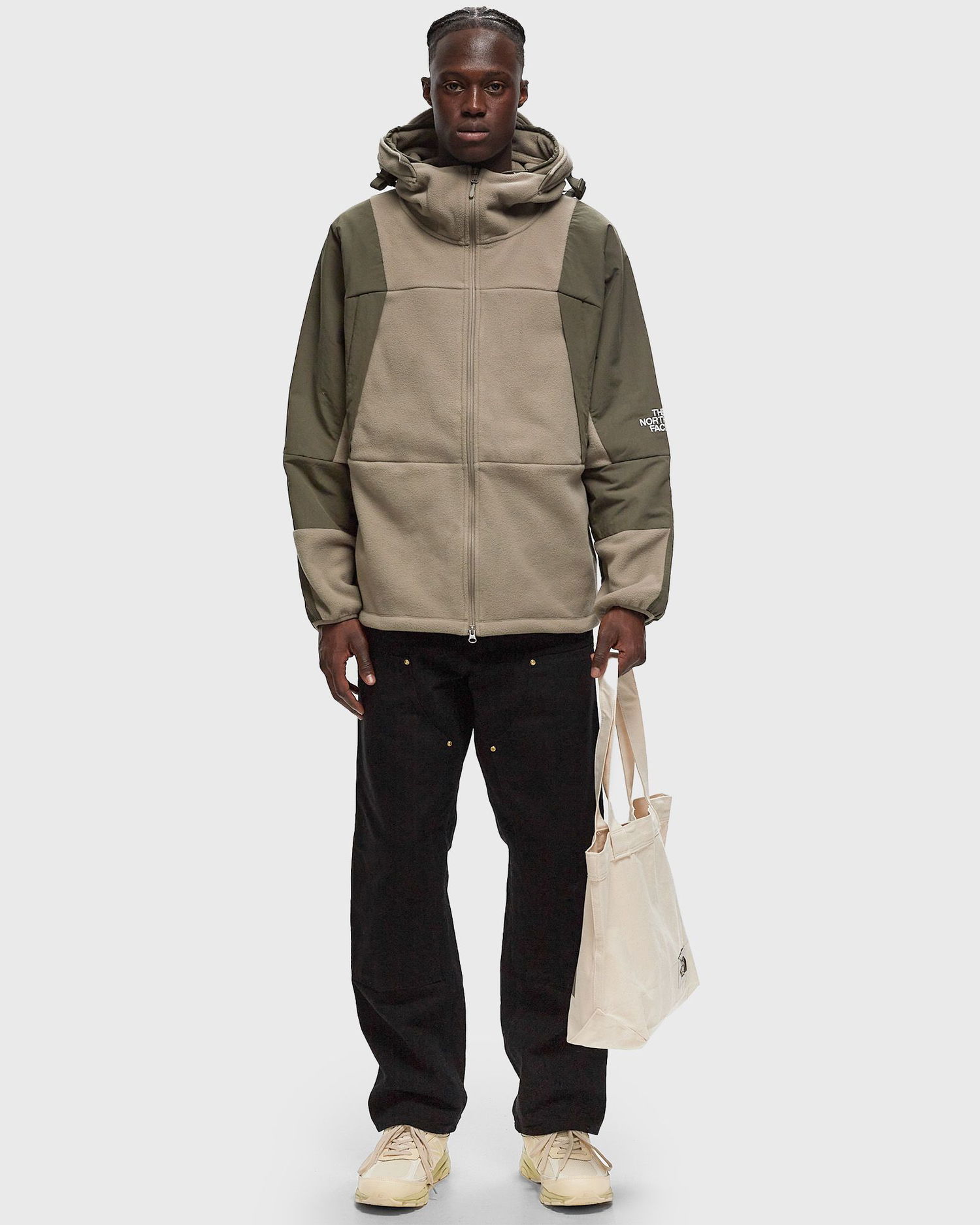 Huppari The North Face Fleece Jacket With Hood Beige | NF0A8A849O01, 1