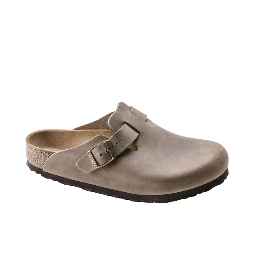 Tennarit ja kengät Birkenstock Boston Oiled Leather Narrow Fit Harmaa | 960813