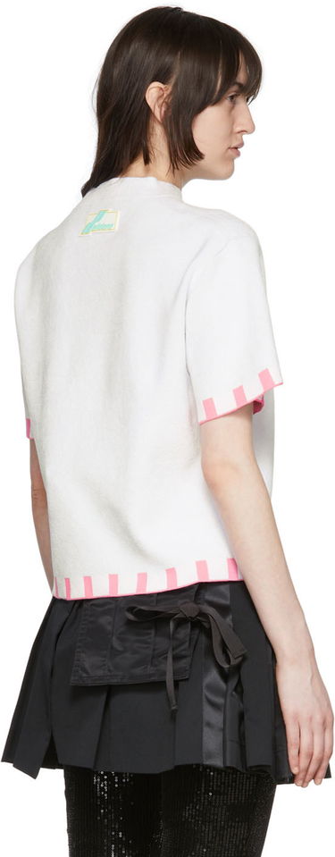 Villapaita We11done We11done Viscose Knit Top Valkoinen | WD-KT1-22-641-W-PK, 2