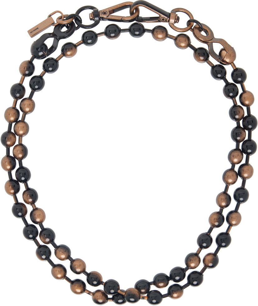 Kaulakoru We11done We11done Ball Chain Necklace Musta | WD-AJ0-25-588-U-BK