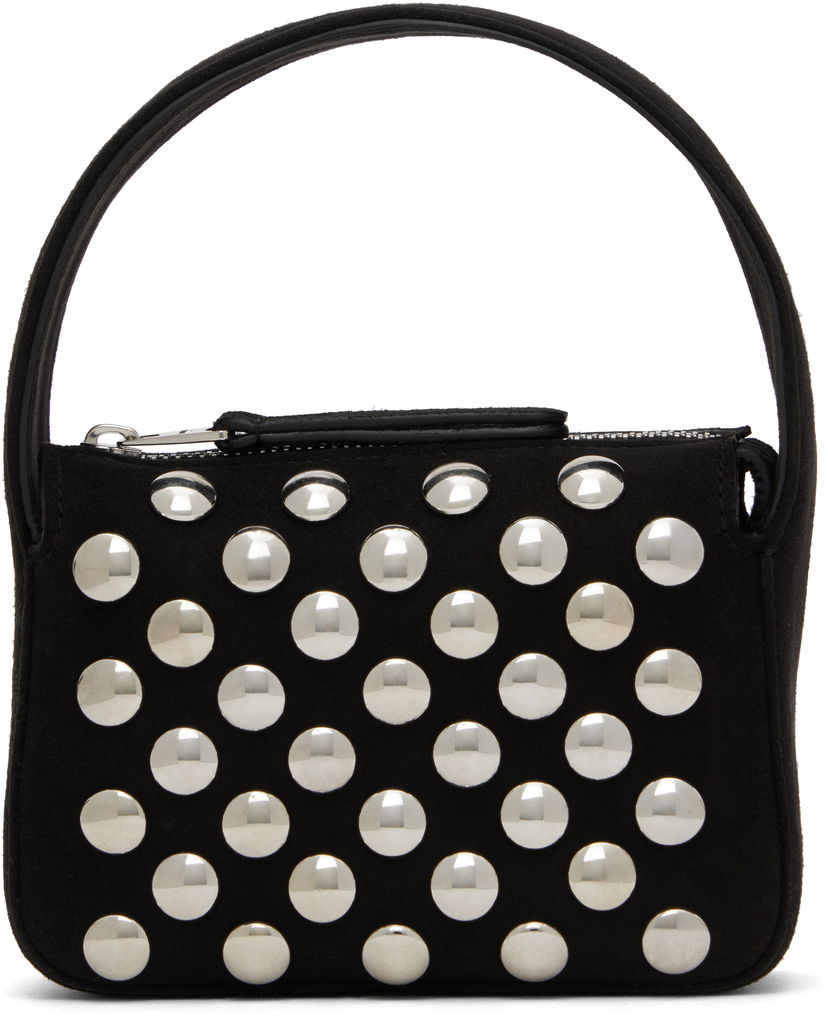 Käsilaukku Khaite Studded Suede Handbag Musta | H5011-849