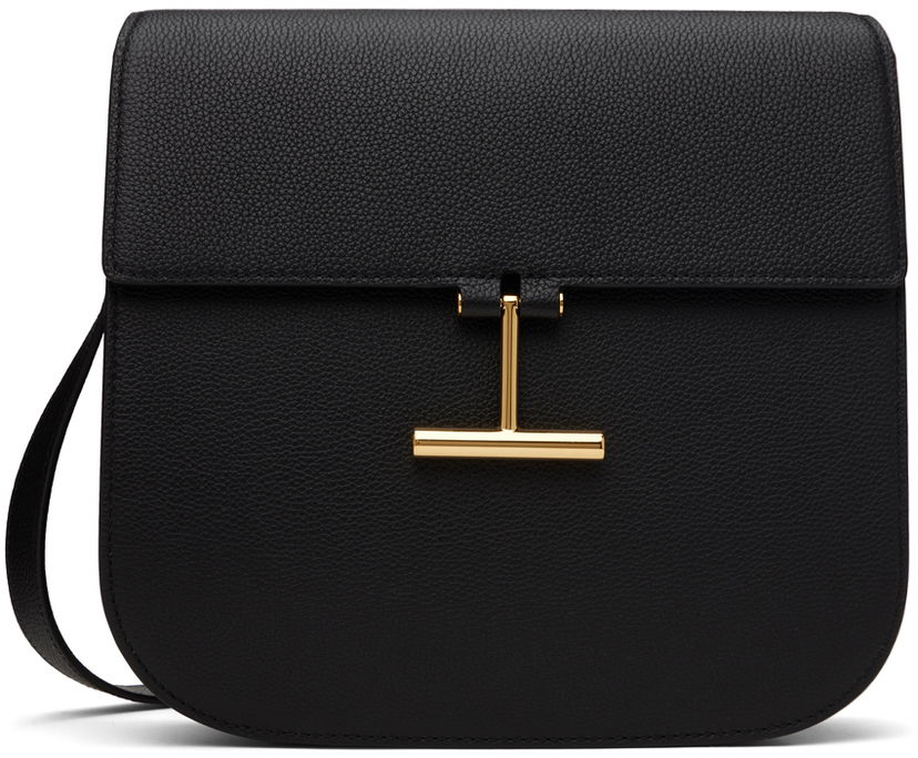 Olkalaukku Tom Ford Grain Leather Shoulder Bag Musta | L1761-LCL095G