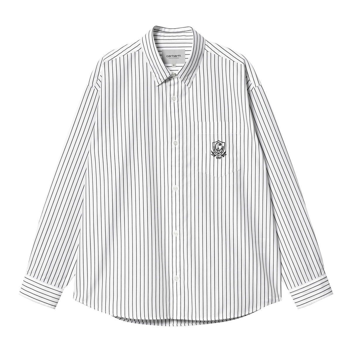 Paita Carhartt WIP L/S Linus Shirt Valkoinen | I033029_22A_XX, 0
