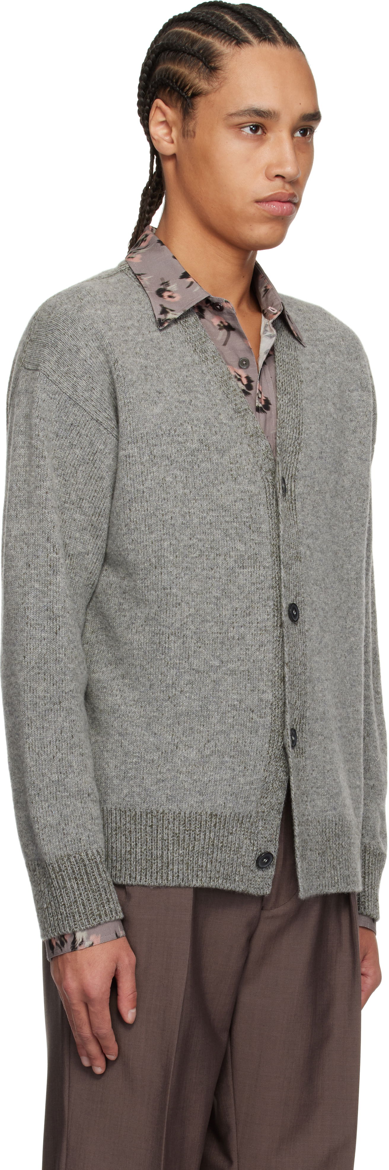 Villapaita Paul Smith Paul Smith Button Thru Cardigan Harmaa | M1R-245Z-P02584-72, 1