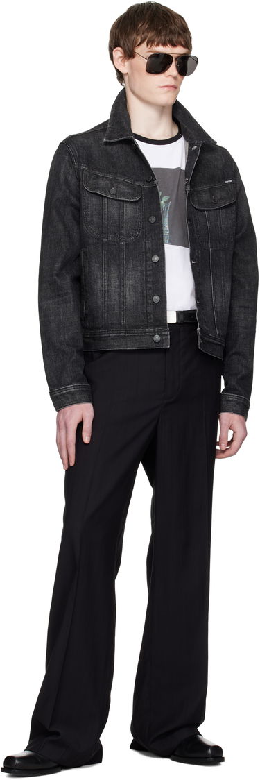 Takki Tom Ford TOM FORD Icon Selvedge Denim Jacket Musta | DJI001-DMC076, 3