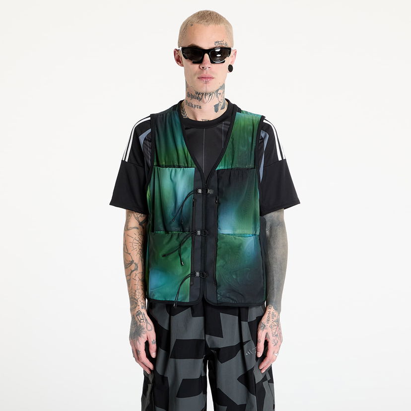 Liivi Y-3 Y-3 Allover Print Mesh Vest Vihreä | JL8300