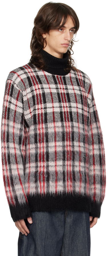 Villapaita Helmut Lang Helmut Lang Brushed Plaid Turtleneck Sweater Monivärinen | O06HW798, 1