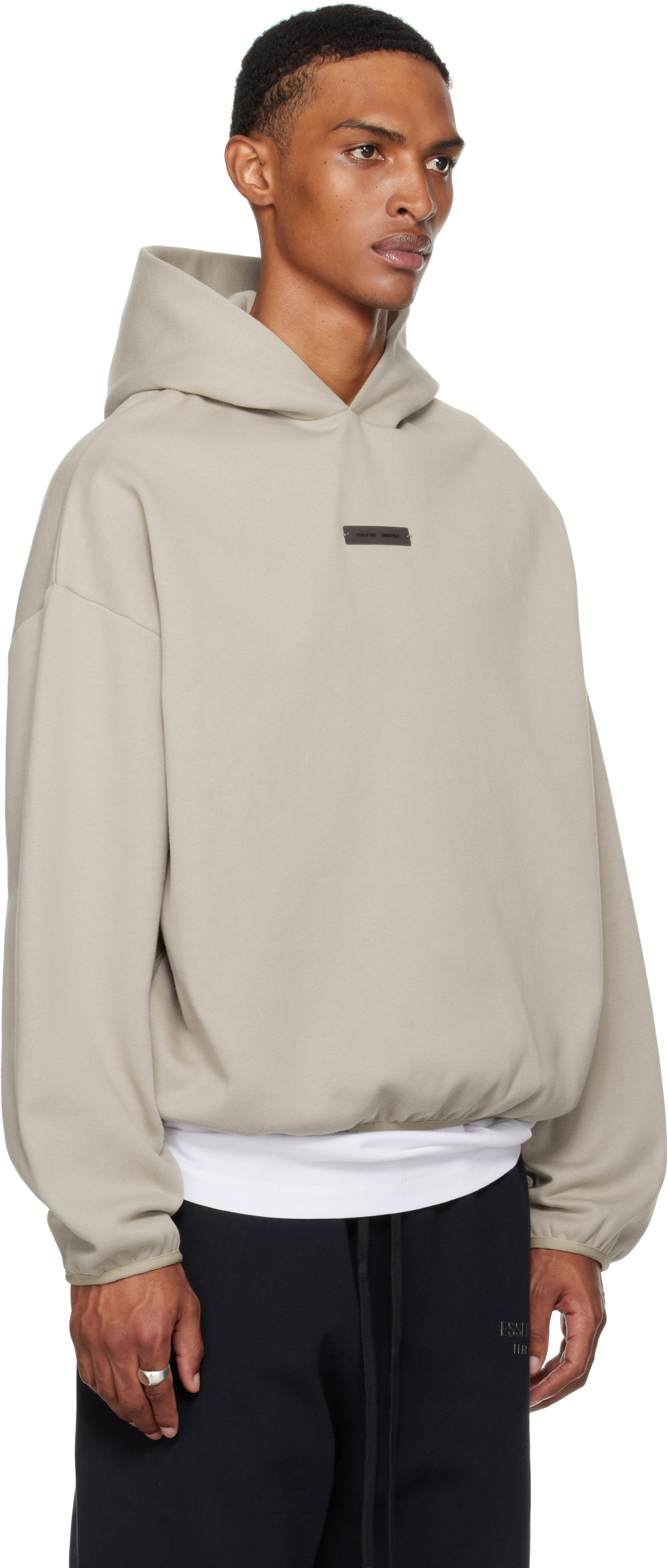 Huppari Fear of God Fear of God ESSENTIALS Modern Fit Fleece Hoodie Beige | 192SP256511F, 1