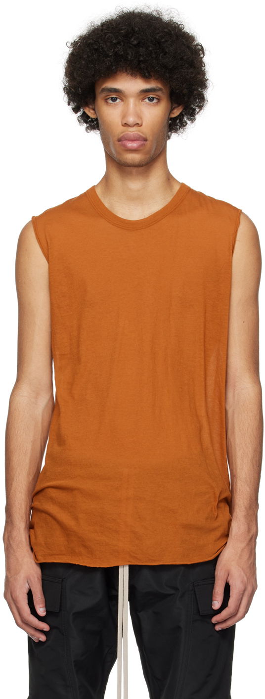 Tankkitoppi Rick Owens Basic Tank Top Oranssi | RU01D3151 UC