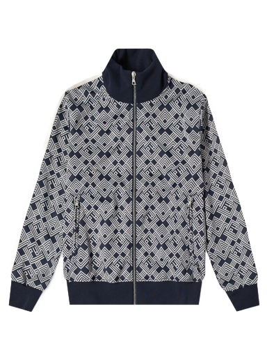 Takki Palm Angels Jaquard Monogrammed Track Jacket Harmaa | PMBD001S22FAB0024603