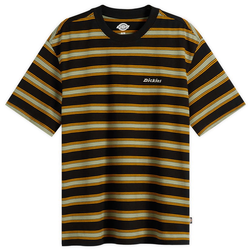 T-paita Dickies York Stripe Tee Musta | DK0A87QVBLK1