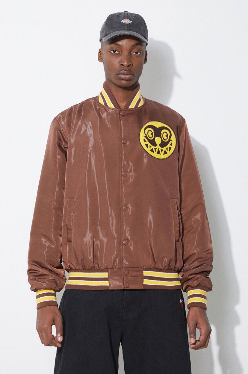 Bomber-takki BBC IceCream ICECREAM Satin Bomber Jacket Ruskea | IC24107