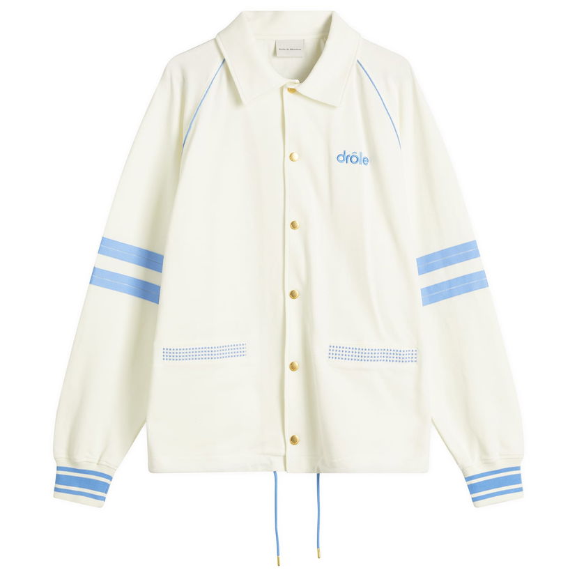 Tuulitakki Drôle de Monsieur Drôle de Monsieur Pique Lightweight Jacket Valkoinen | G-JT227-CO162-OW