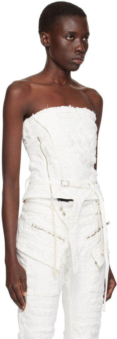 Tankkitoppi Ottolinger Ottolinger Belt Denim Tank Top Valkoinen | 1704801, 1
