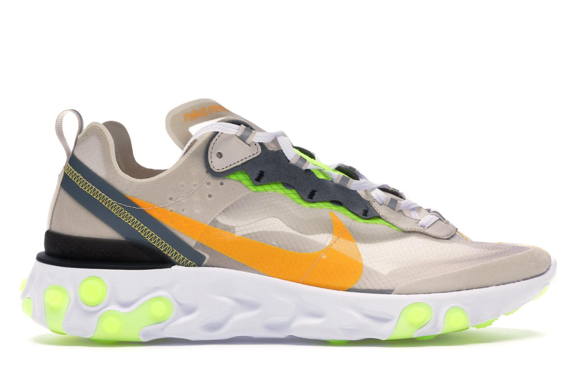 Tennarit ja kengät Nike React Element 87 Light Orewood Brown Harmaa | AQ1090-101, 0