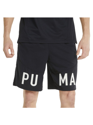 Shortsit Puma Train Logo 9 Musta | 52153901