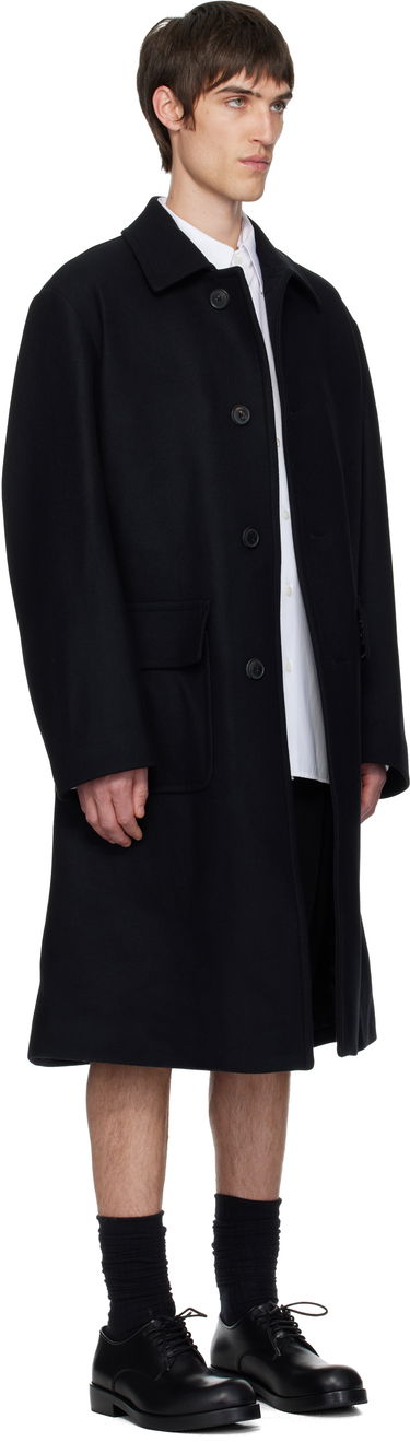 Takit Dries Van Noten Dries Van Noten Wool Coat Musta | 252-020209-2216, 1