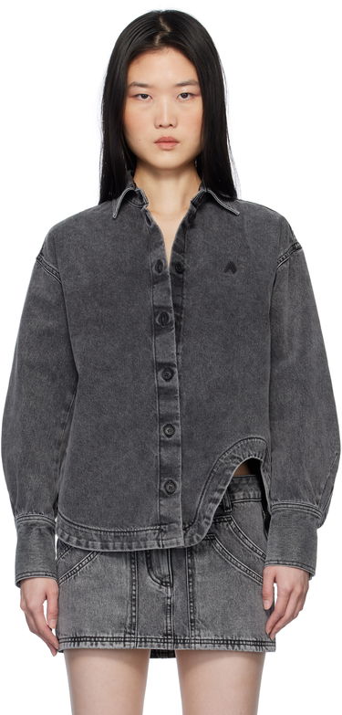 Paita The Attico Attico Eliza Denim Shirt Harmaa | 250WCB00074 DDD104AA, 0