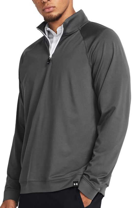 Villapaita Under Armour Midlayer Quarter-Zip Long Sleeve Pullover Harmaa | 1383254-025