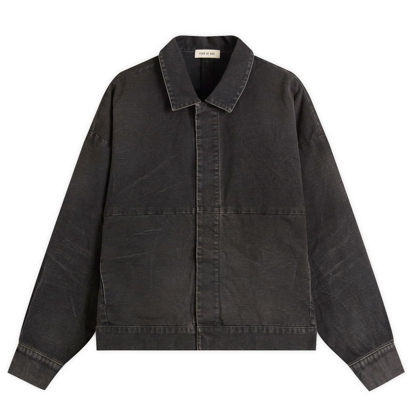 Takki Fear of God Canvas Utility Jacket, Size Medium Musta | FG25FW42-423CNV-020