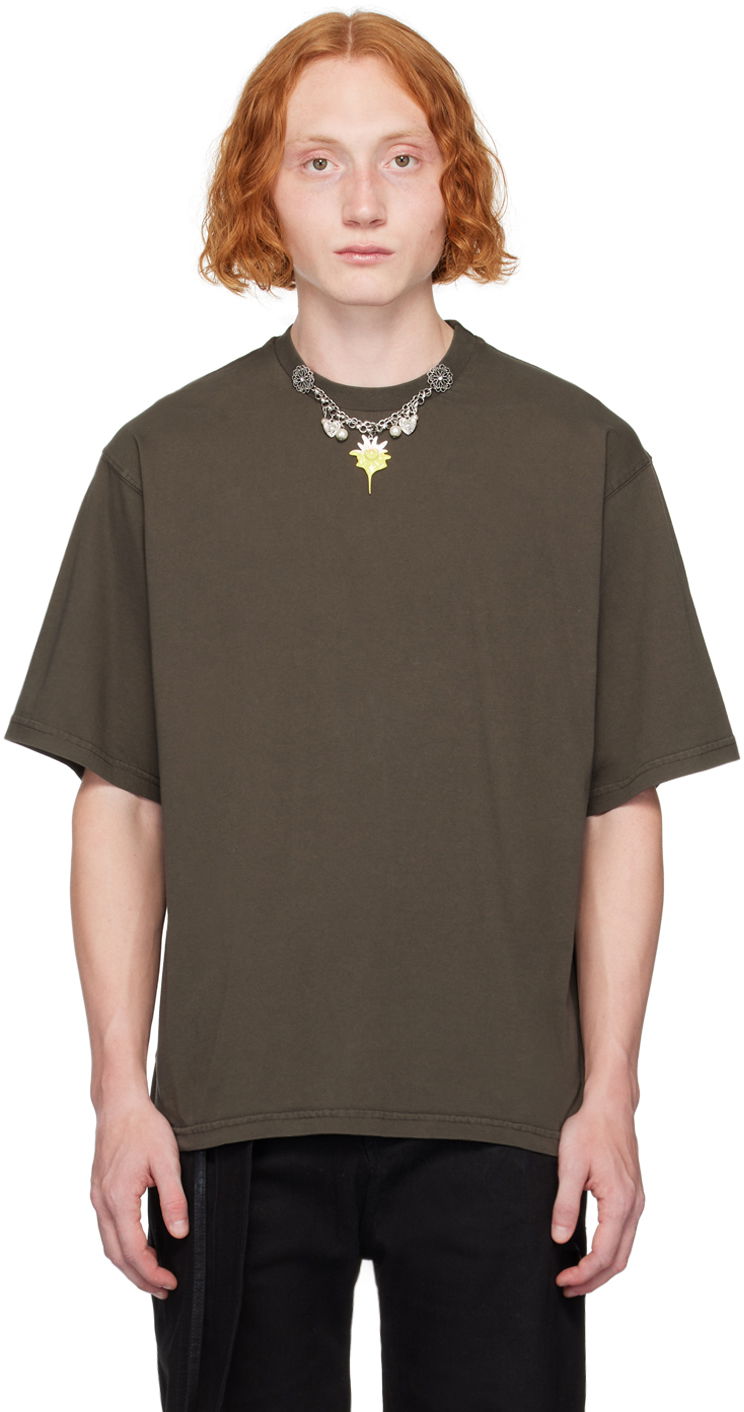 T-paita Ottolinger Ottolinger Charm T-Shirt Vihreä | 1150102521