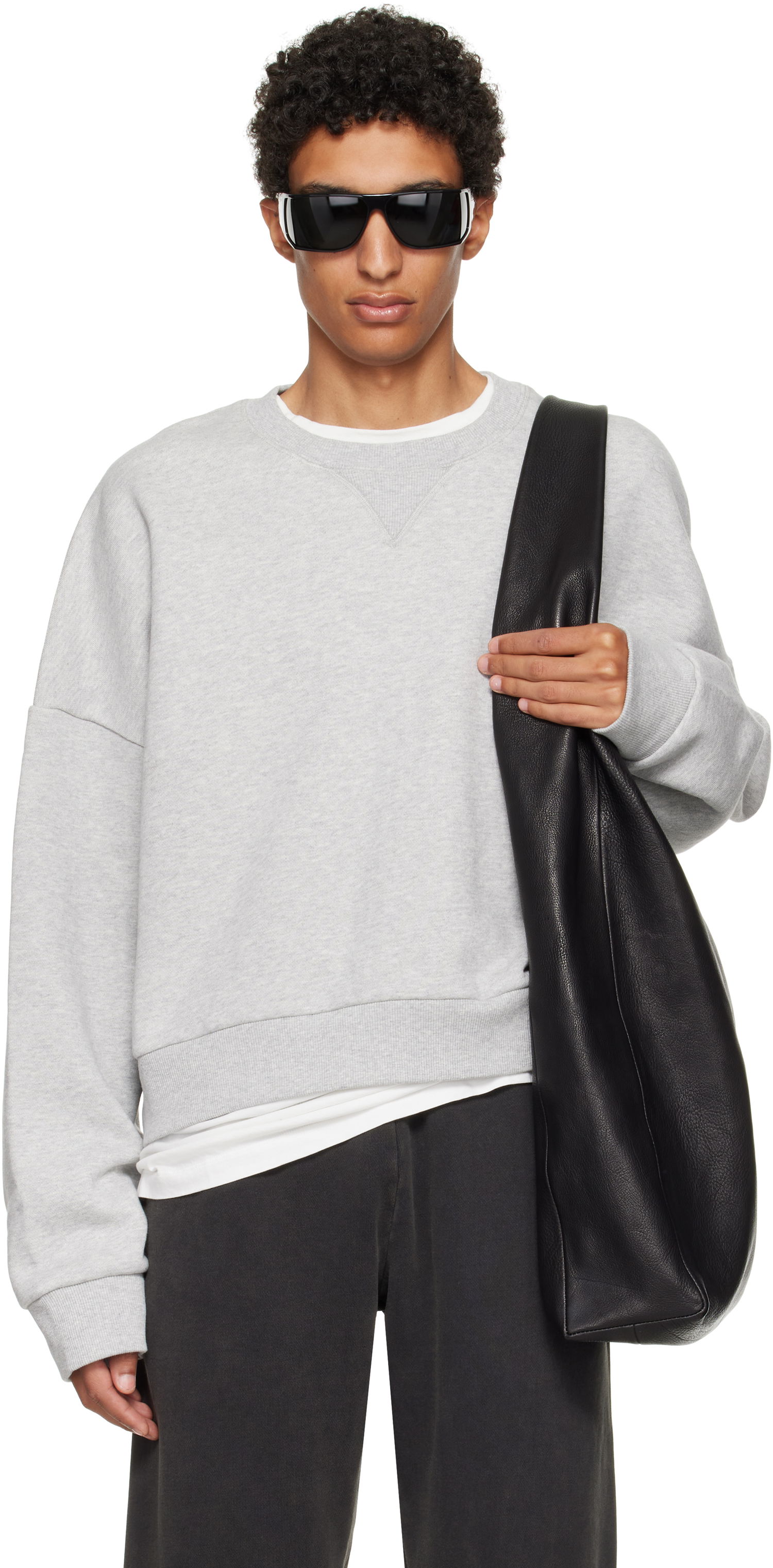 Huppari Entire Studios Entire Studios Box Crew Sweatshirt Harmaa | ES2126SI, 0