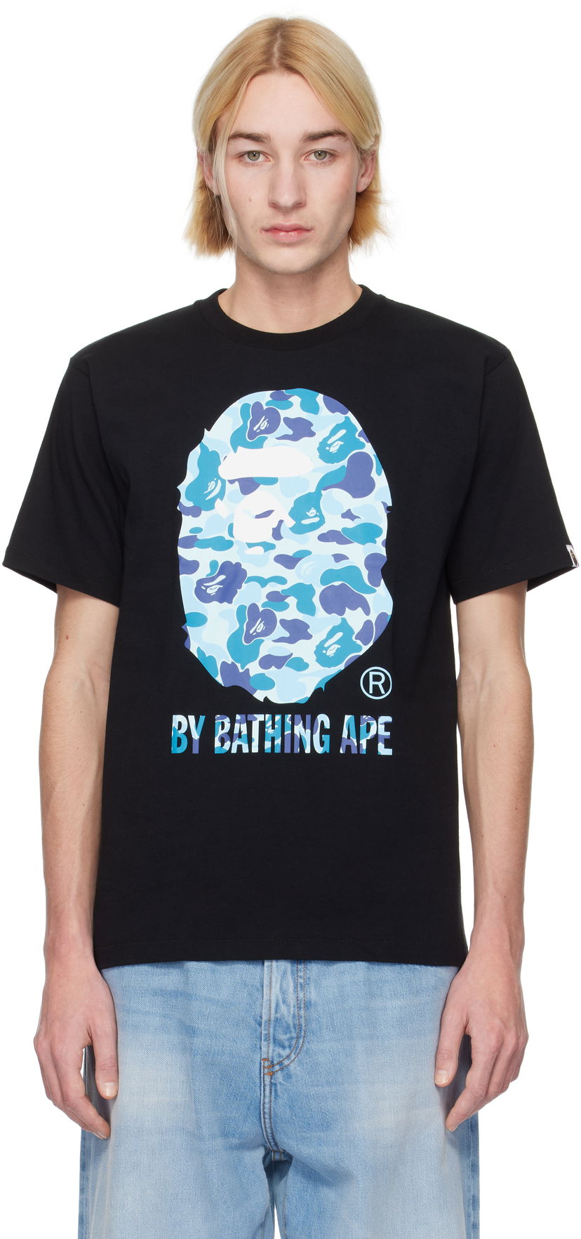 T-paita BAPE ABC Camo 'By Bathing Ape' T-Shirt Musta | 001TEK801006M