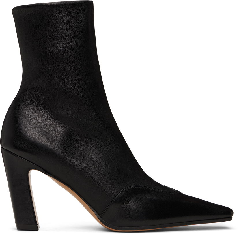 Tennarit ja kengät Khaite Khaite Nevada Stretch High Heel Boots Musta | F1067-836
