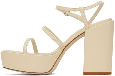 Asusteet Aeyde Aeyde Katalin Heeled Sandals Beige | A11-HS-ATNS11BL38-SS24-100-007, 2